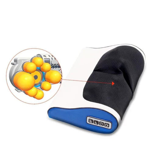 QANEETH™ Red Pillow Massager – جهاز تدليك الوسادة الحمراء