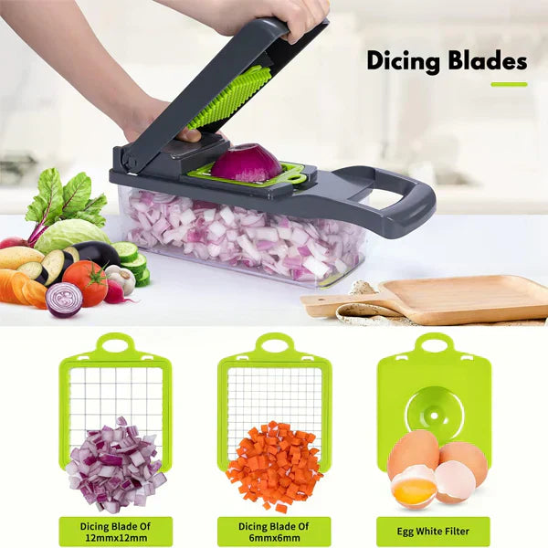 QANEETH™ Multifunctional Vegetable Slicerقطاعة خضراوات متعددة الوظائف