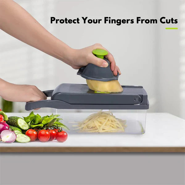 QANEETH™ Multifunctional Vegetable Slicerقطاعة خضراوات متعددة الوظائف